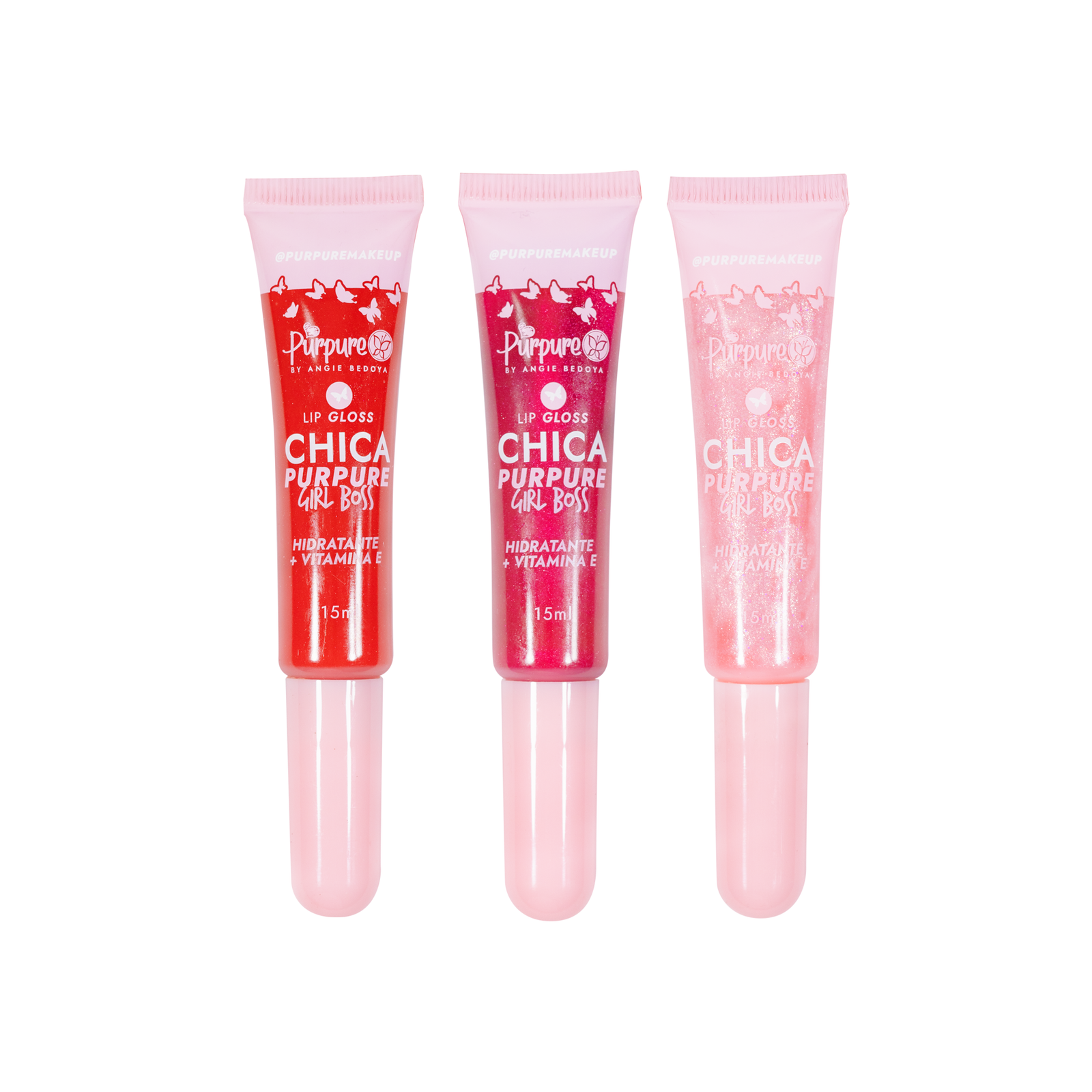 Lip Gloss Chica Pupure Purpure Makeup