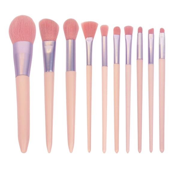 Set de Brochas x10 Rosa