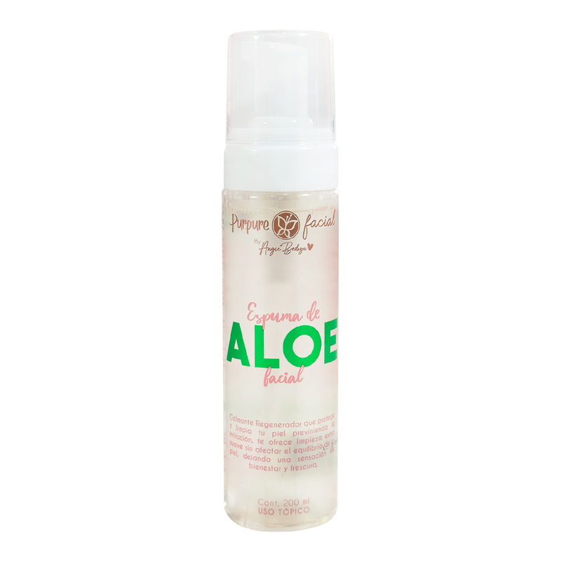Espuma facial aloe vera