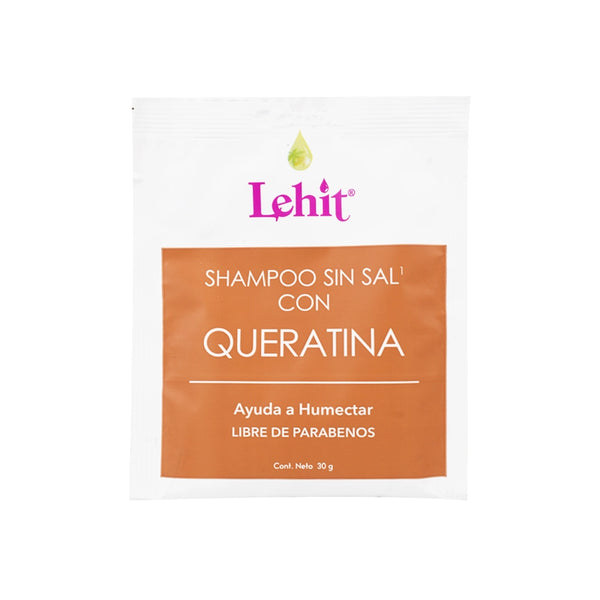 Shampoo Sin Sal con Queratina Lehit
