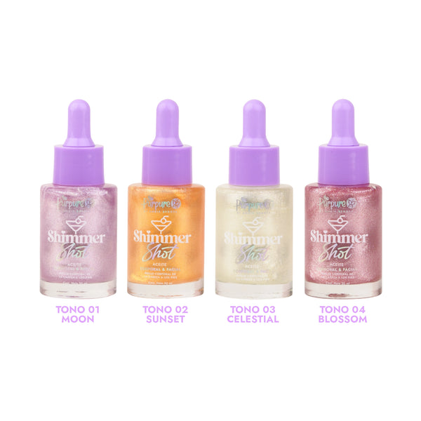 Aceite Corporal Brillante Shimmer Shot Purpure