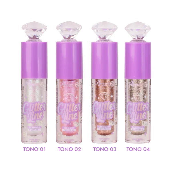 Sombra Liquida glitter Diamond Purpure